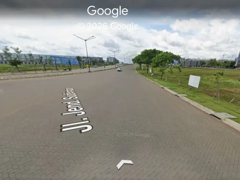 Kavling Komersil 2.220m² Depan Tokyo Riverside – Akses Dua Muka (ROW 50m & 30m)