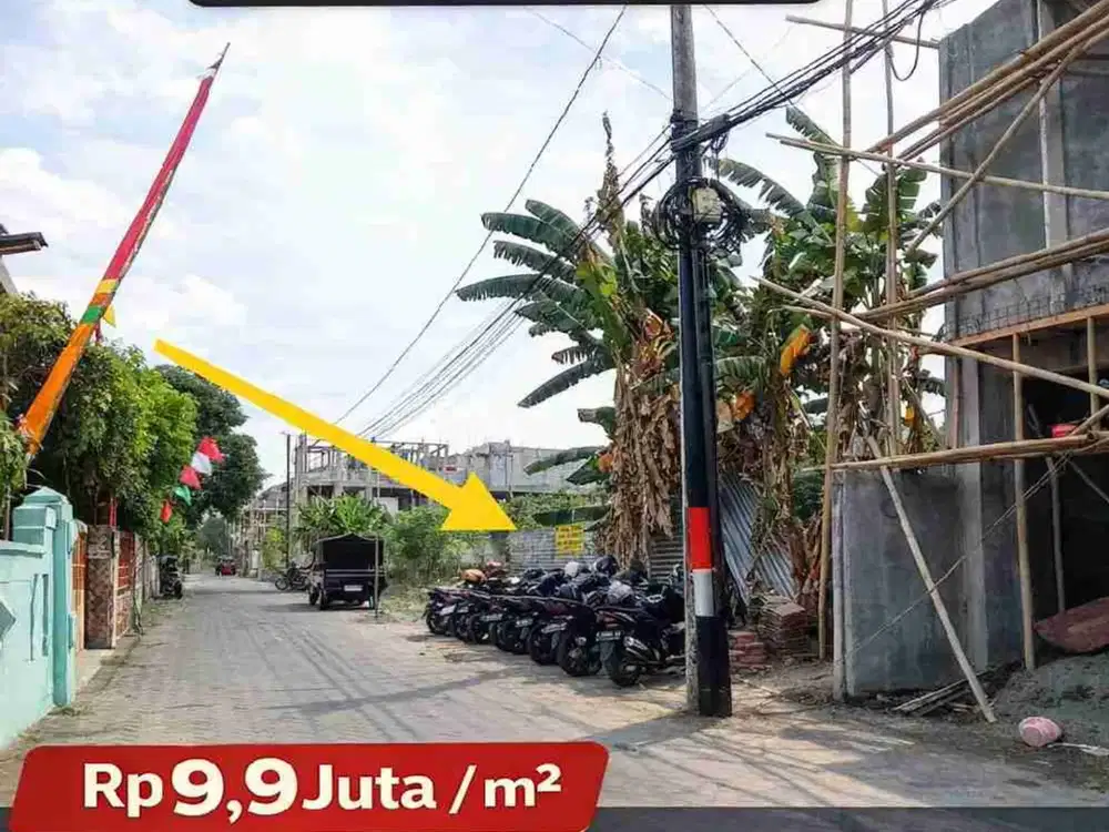 Dijual Cepat Tanah Strategis di Jl. Wahid Hasyim, Barat UPN – Dalam Ring Road