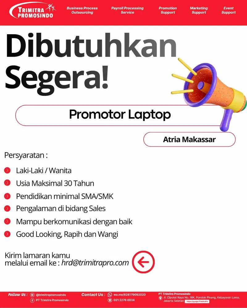 SPG/SPB Laptop Makassar