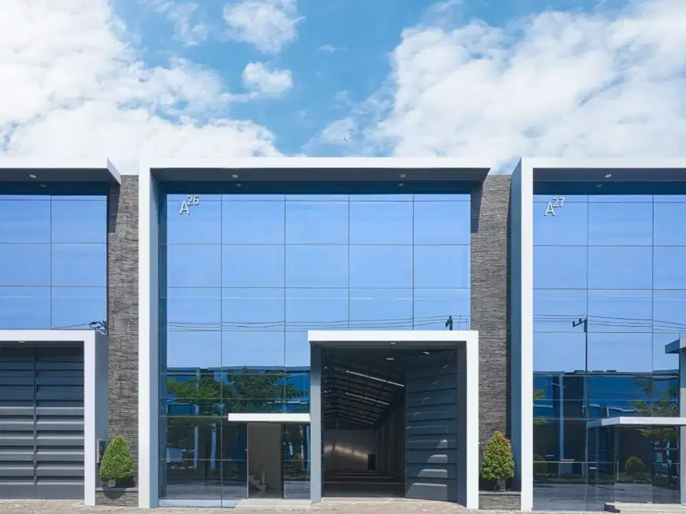 Dijual Gudang Fortune blok B,  Tambak Sawah (Tropodo), Waru, Sidoarjo. Gudang 1 lantai, office 2 lantai.