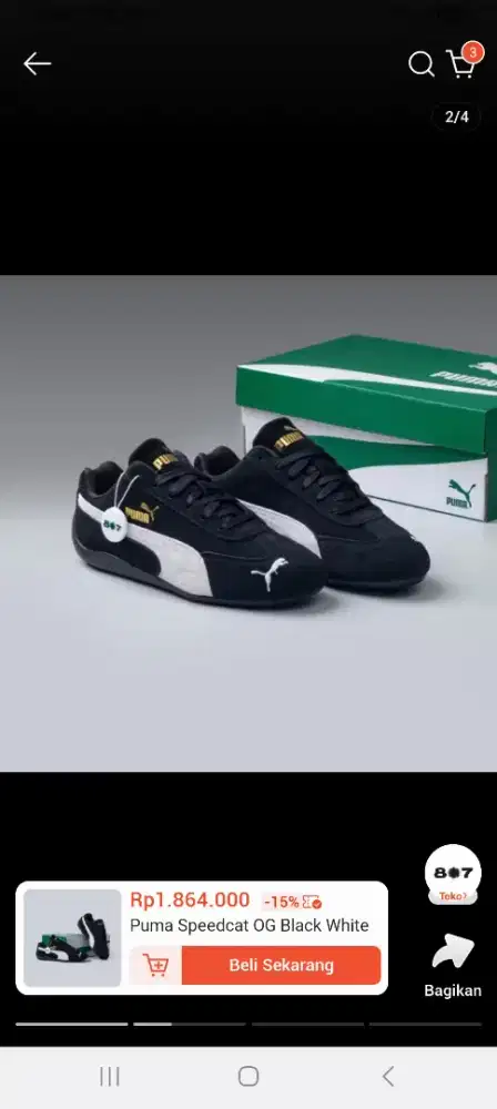 Di jual sepatu puma ori100%