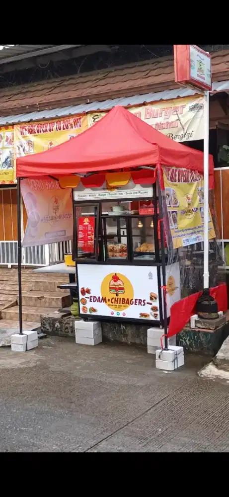 Gerobak chicken,burger,serbaguna