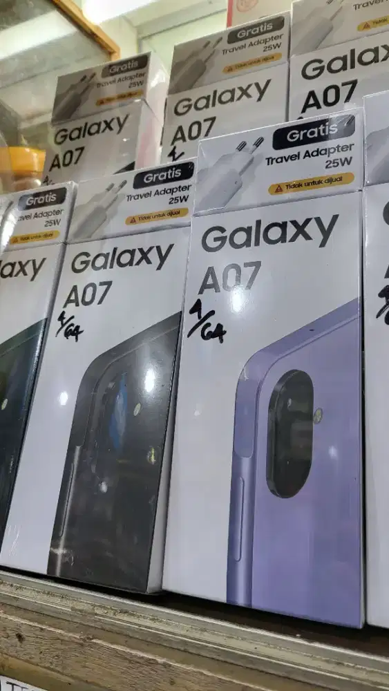 Samsung a07 4/64 promo garansi 1 tahun new