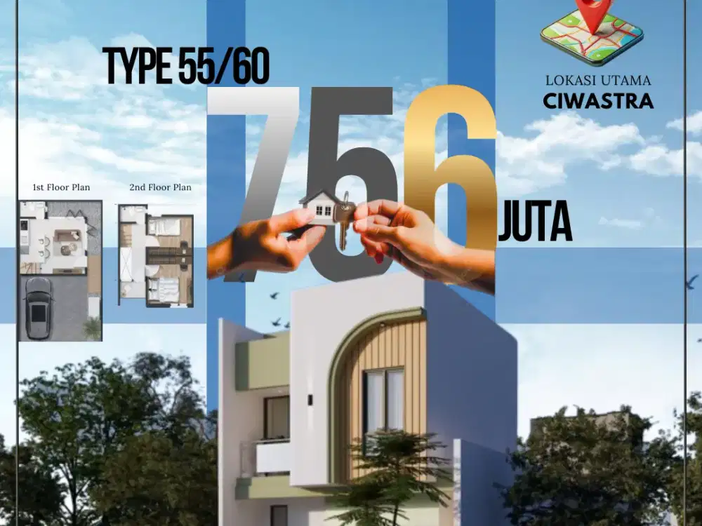 Samha Adesya Residence Ciwatra rumah 2 Lt dkt gedebage buahbatu bdg