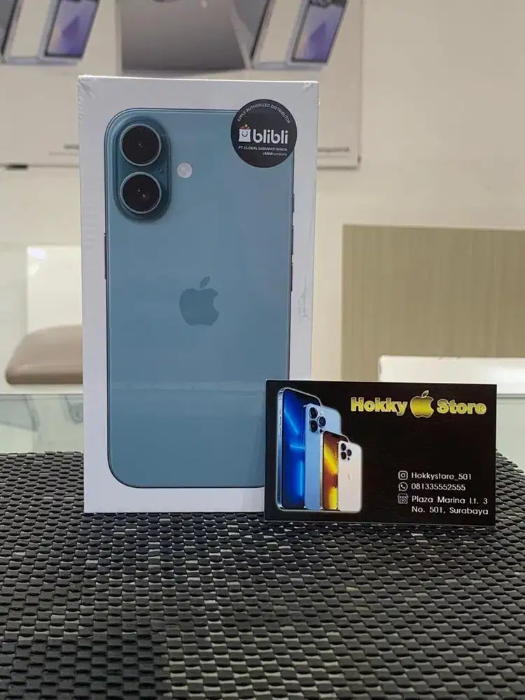 New iphone 16/128gb Teal garansi resmi