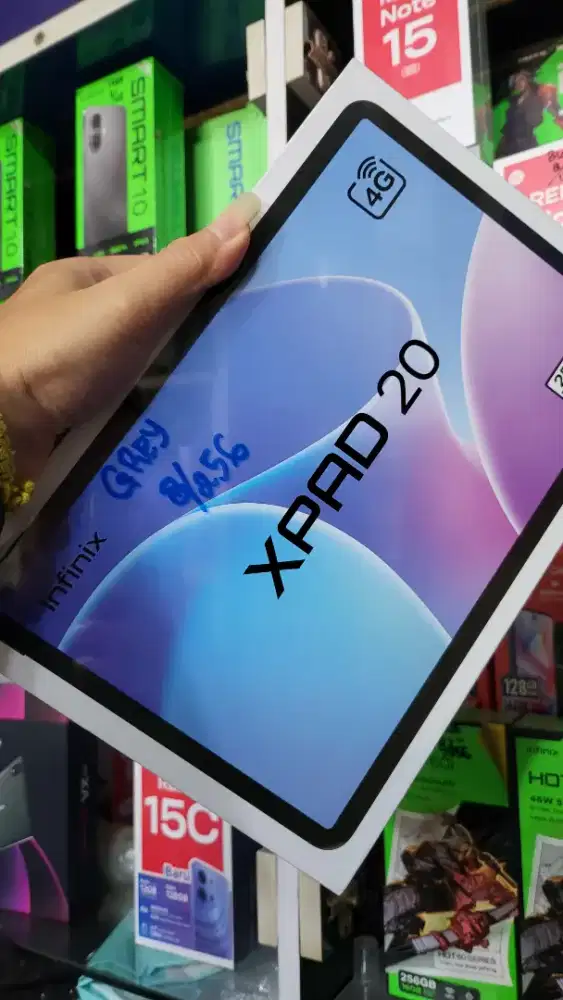 Infinix xpad 20 8/256 cuci gudang