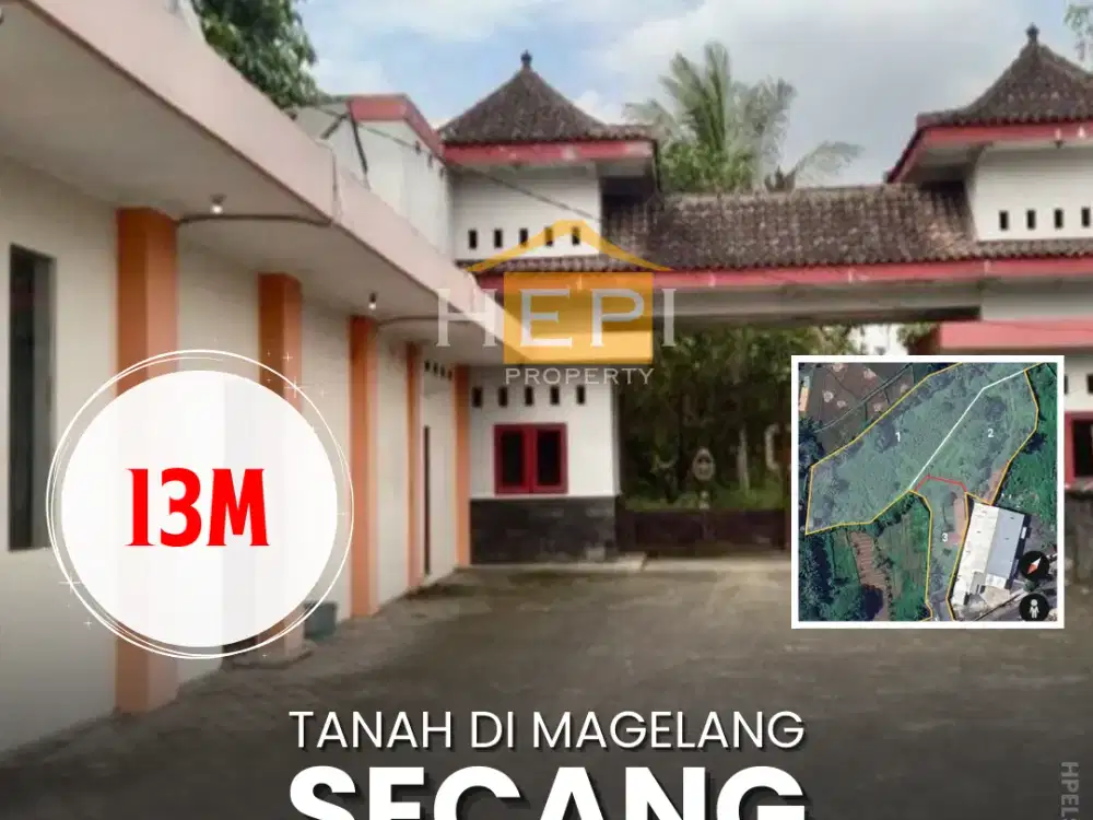 Dijual Tanah di Secang Magelang Untuk lahan komersil