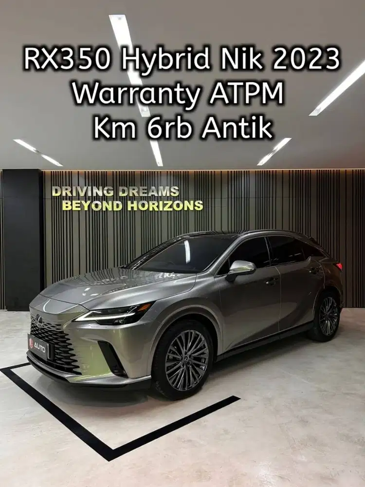 Lexus RX350H Hybrid Abu2 Met Km6rb Sonic Titanium Nik 2023 B2286GH