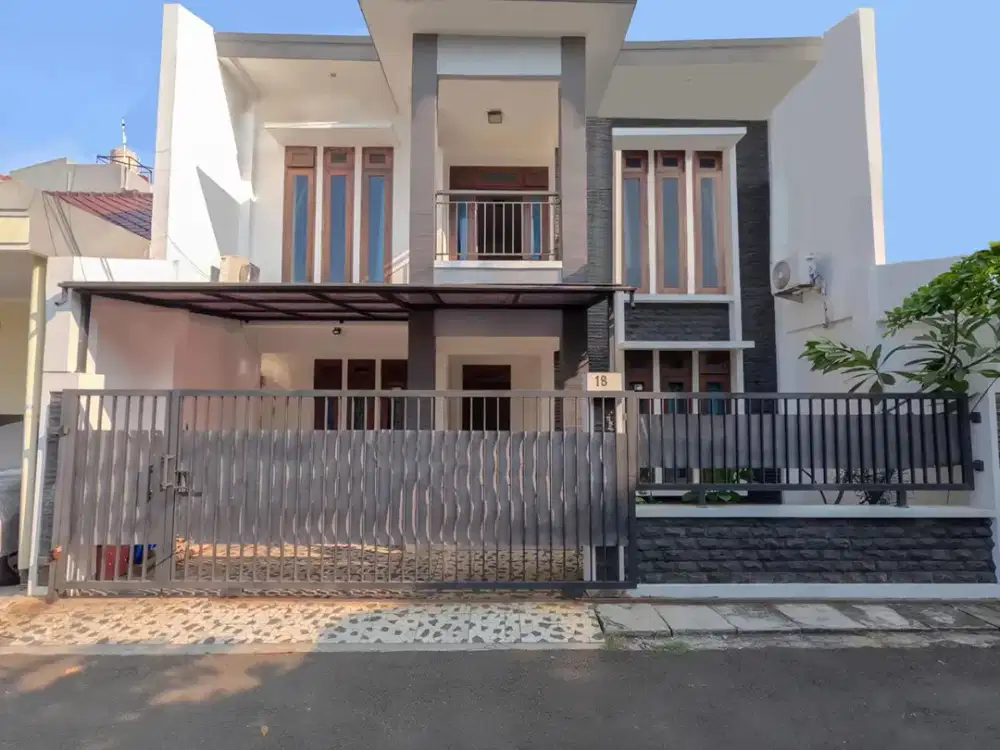 Y395 Rumah Depan Taman Siap Huni Rawamangun Jakarta Timur