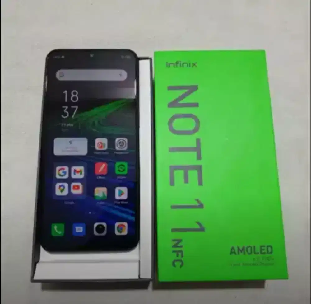 Infinix Note 11 Amoled + NFC Ram 6/128 GB  Grahite Black