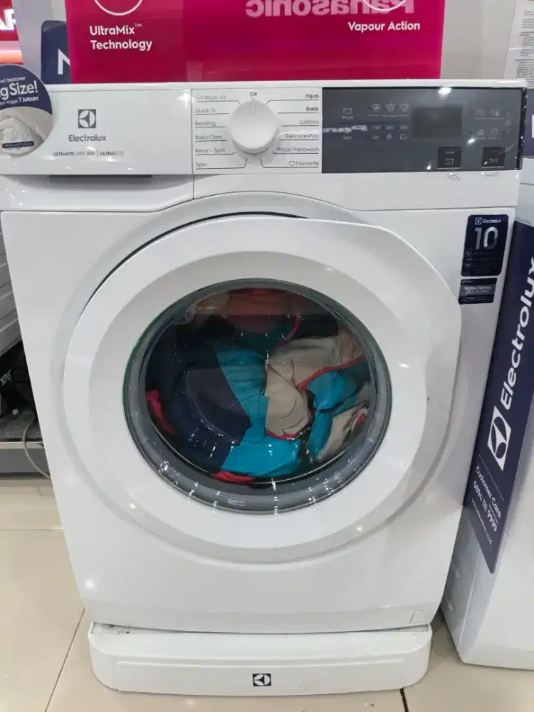 KREDIT MESIN CUCI ELECTROLUX FRONT LOADING TANPA DP! BUNGA 0% FREE 1