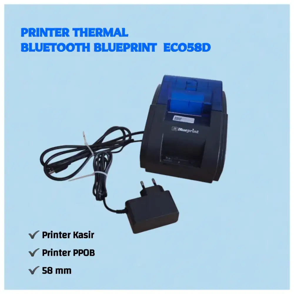 Printer Thermal Bluetooth Blueprint ECO58D