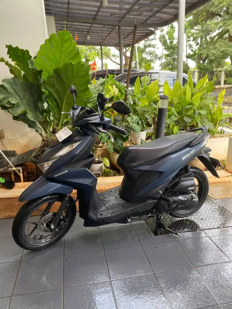 Honda BeAT Deluxe 2023 Biru KM 16rb, Pajak Hidup, Bisa Nego
