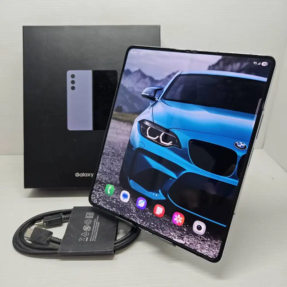 NO MINUS SAMSUNG GALAXY Z FOLD 5 5G  12/1TB BLUE EX SEIN RESMI FULLSET