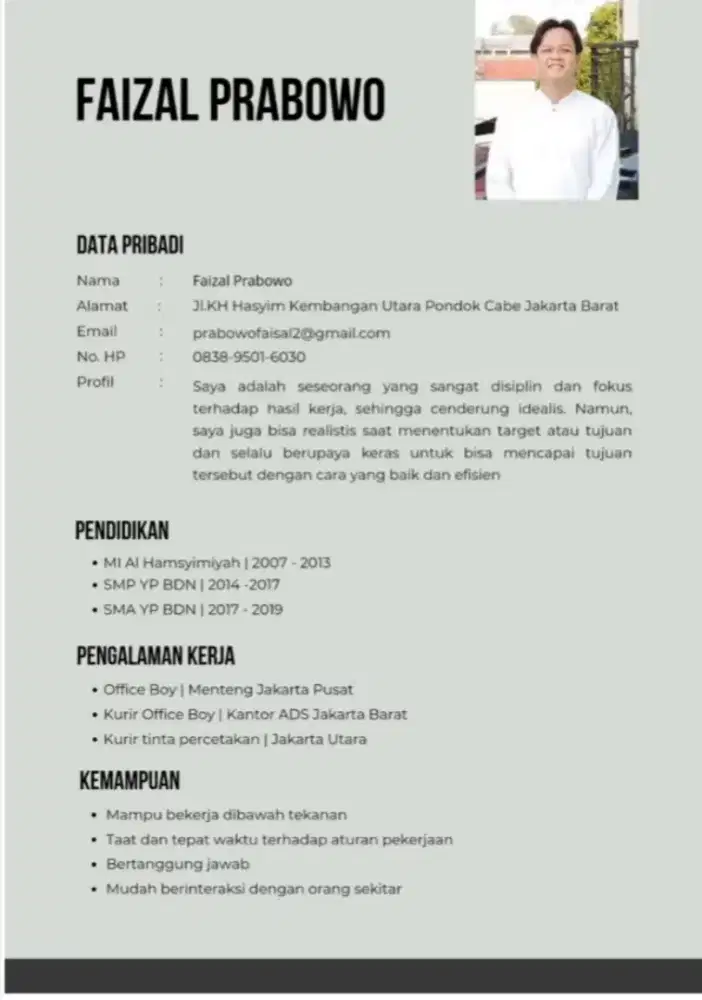 SEDANG MENCARI PEKERJAAN KURIRR