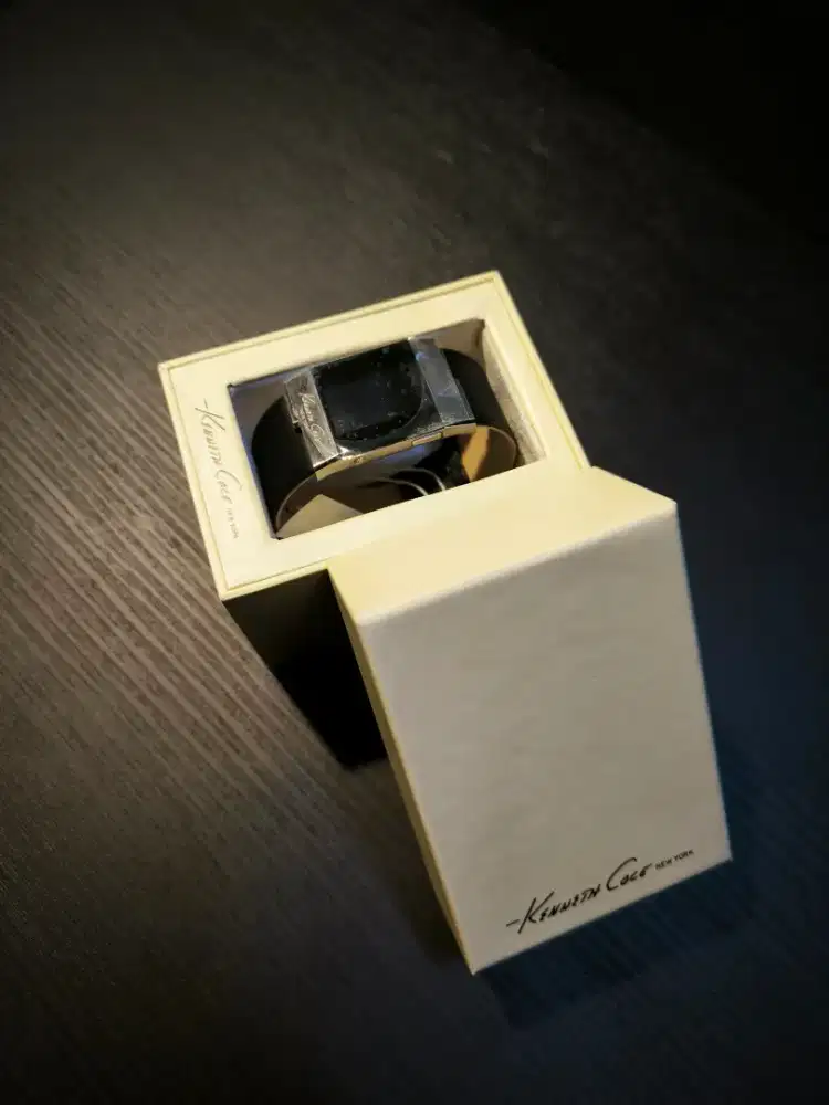 Jam Tangan Kenneth Cole New York stainless leather strap KC1296