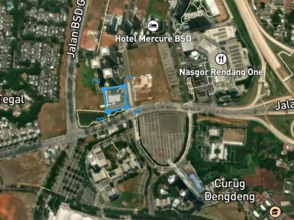 Disewakan Gedung Komersial Lokasi Strategis di Jl Raya CBD BSD