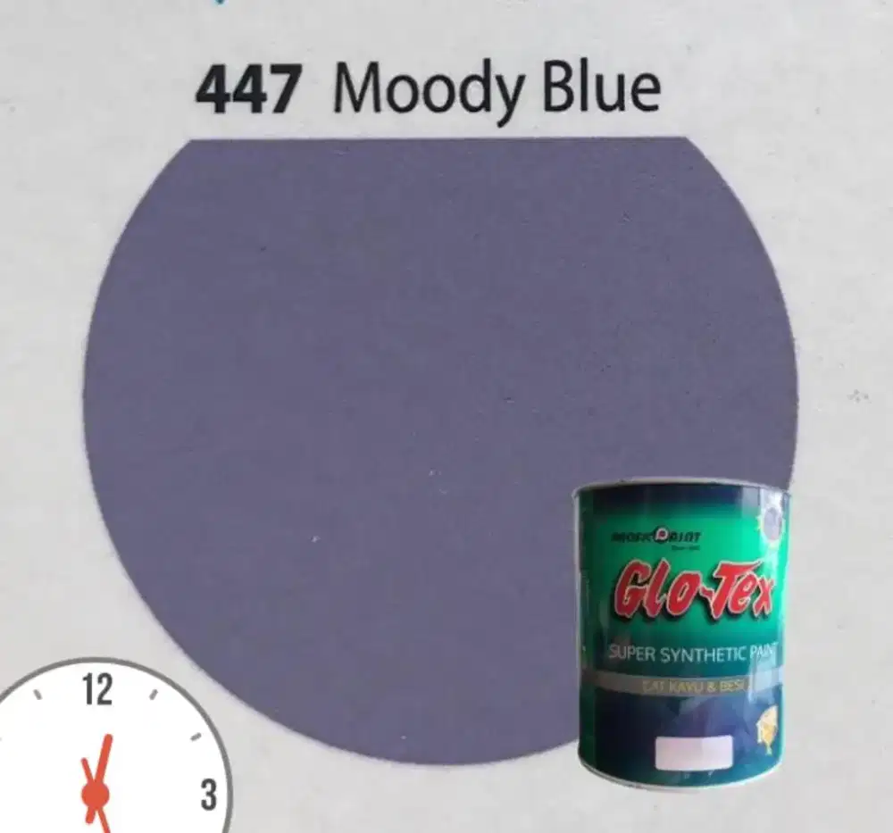 Cat kayu/besi Glotex 1 kg