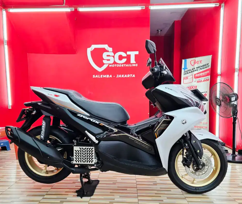 JualCpt90%LikeNew KM20Rb PjkJul26 YAMAHA AEROX ABS KEYLESS 2022 SILVER