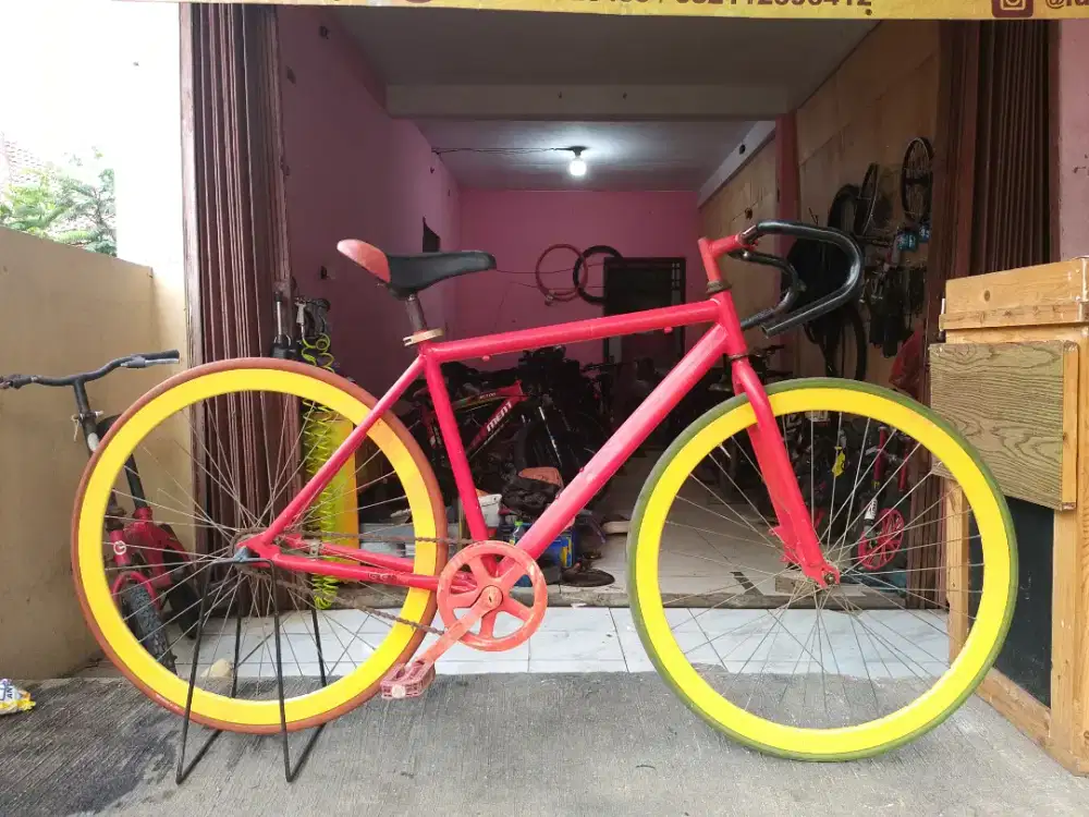 Sepeda Fixie Torpedo Ukuran 700c Siap Pakai