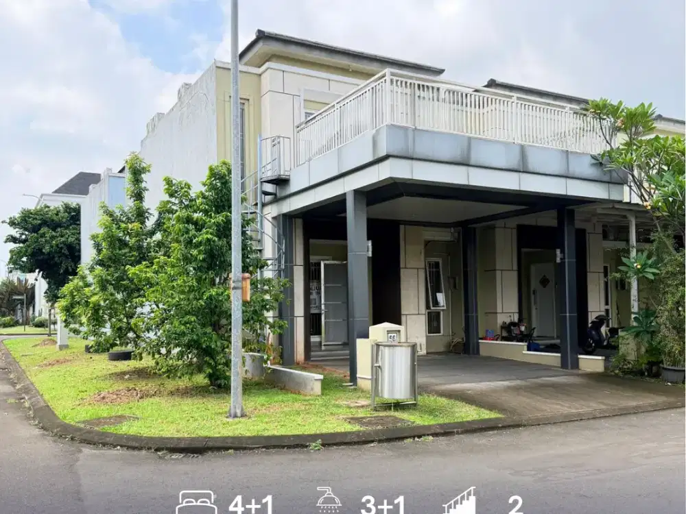 Rumah Hook Siap Huni di Alam Sutera