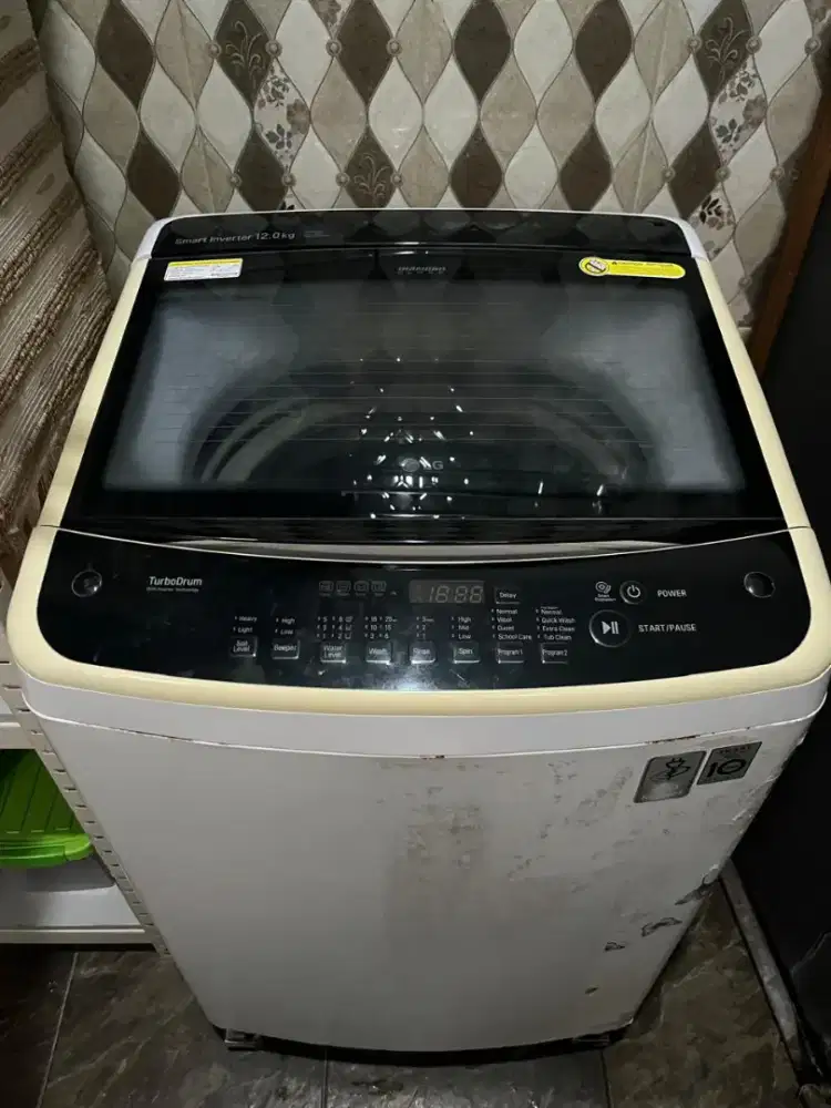 Mesin cuci LG inverter 12KG toploading