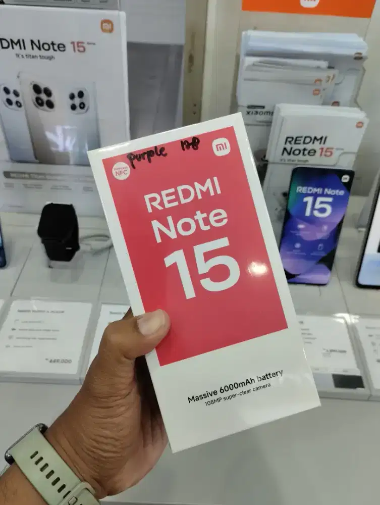 Redmi Note 15 4G tersedia 8/128 dan 8/256