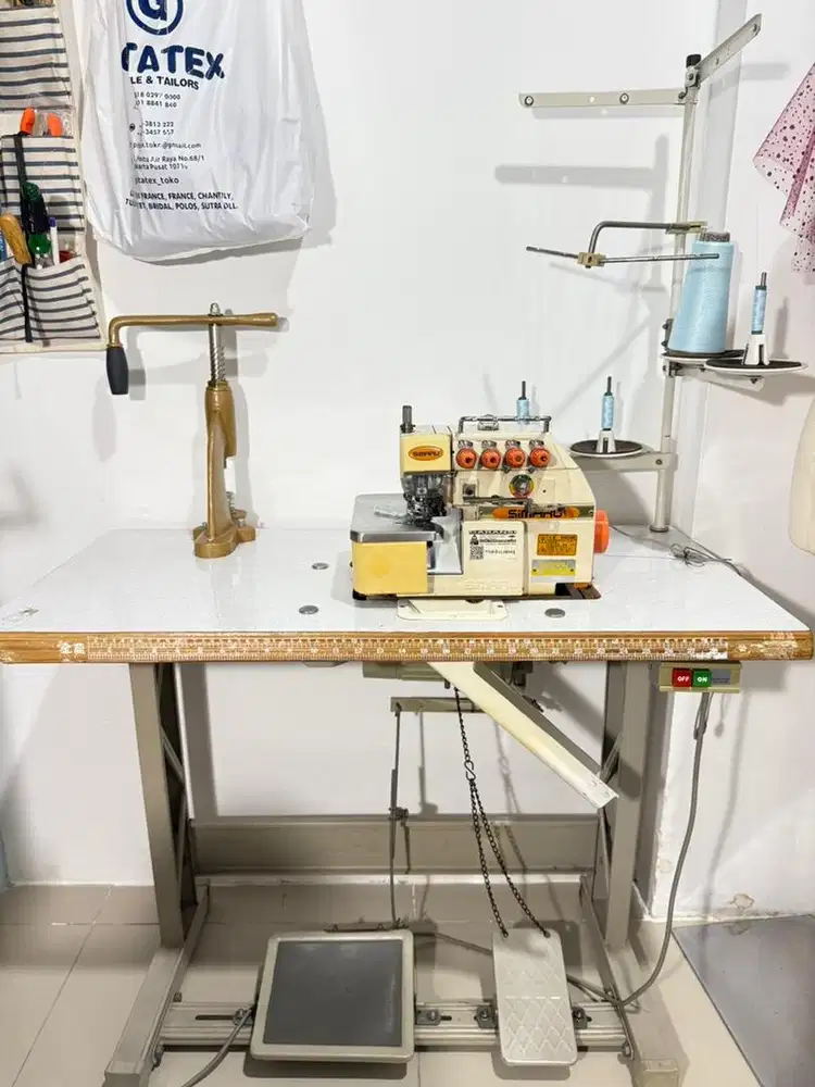 JUAL CEPAT Mesin Obras Benang 4 Merk Simaru