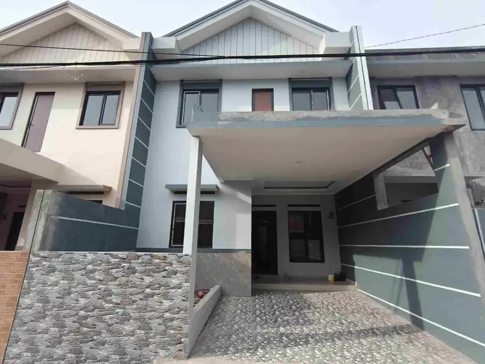 Rumah minimalis modern 4 kamar di turangga