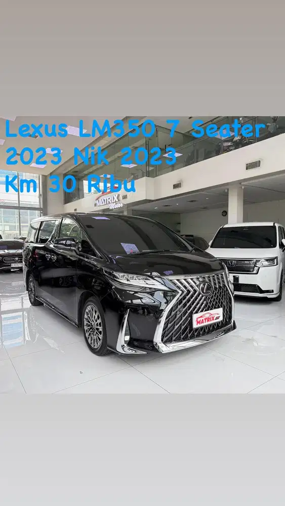 Lexus LM350 7 Seater Nik 2023 Black on black Siap pakai