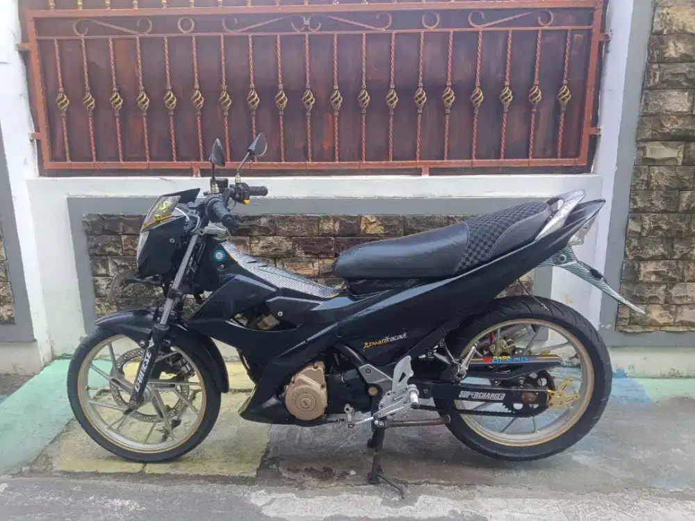 satria fu 2014 face lift mesin hidup body lengkap