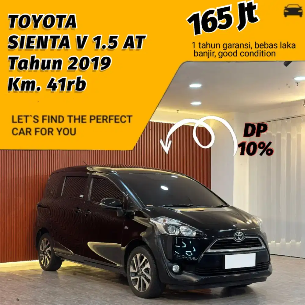 Toyota Sienta V 1.5 AT Tahun 2019
