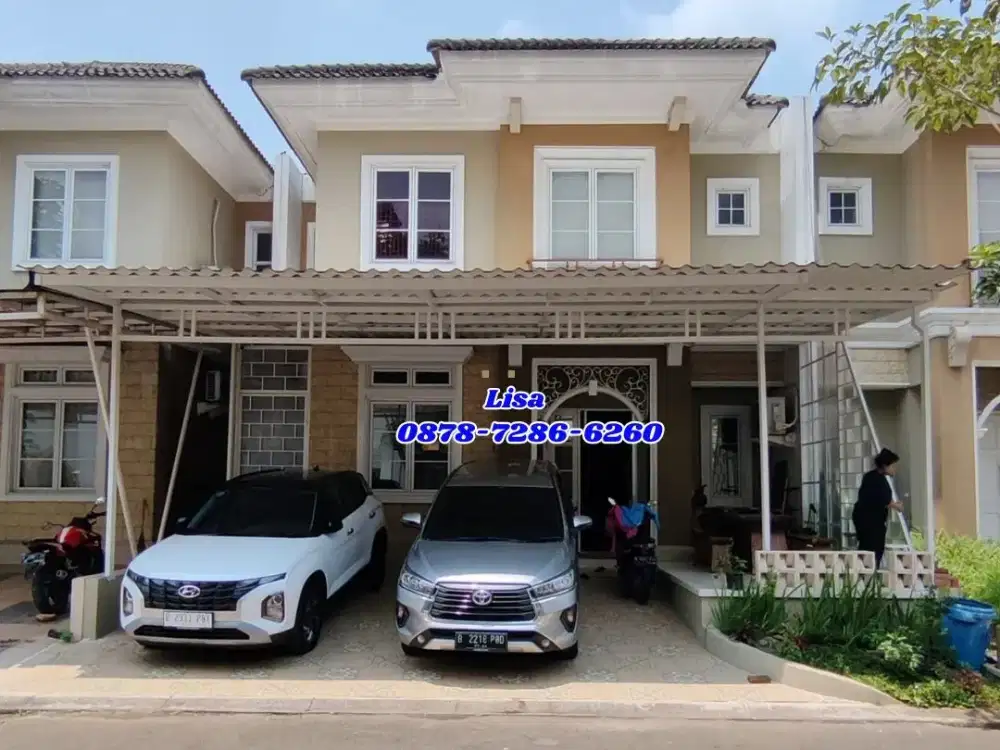 (9x15) TERMURAH DICLASSNYA DIJUAL RUMAH CANTIK TRIMEZIA GADING SERPONG  Lt 135