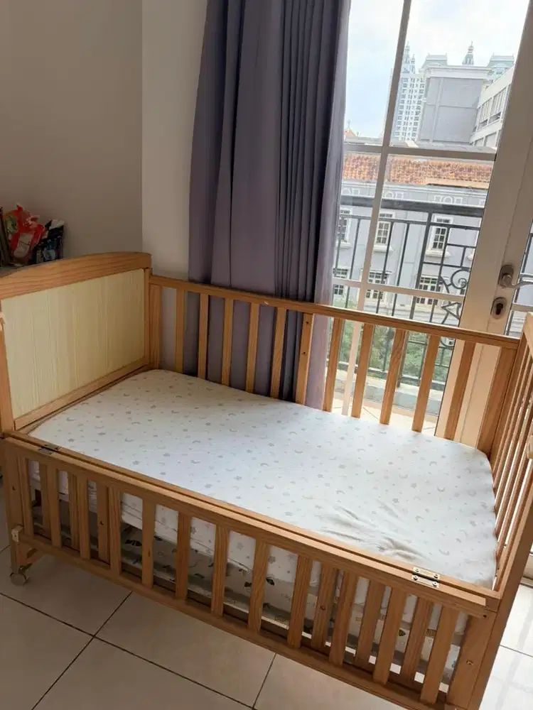 keranjang bayi baby box Kayu