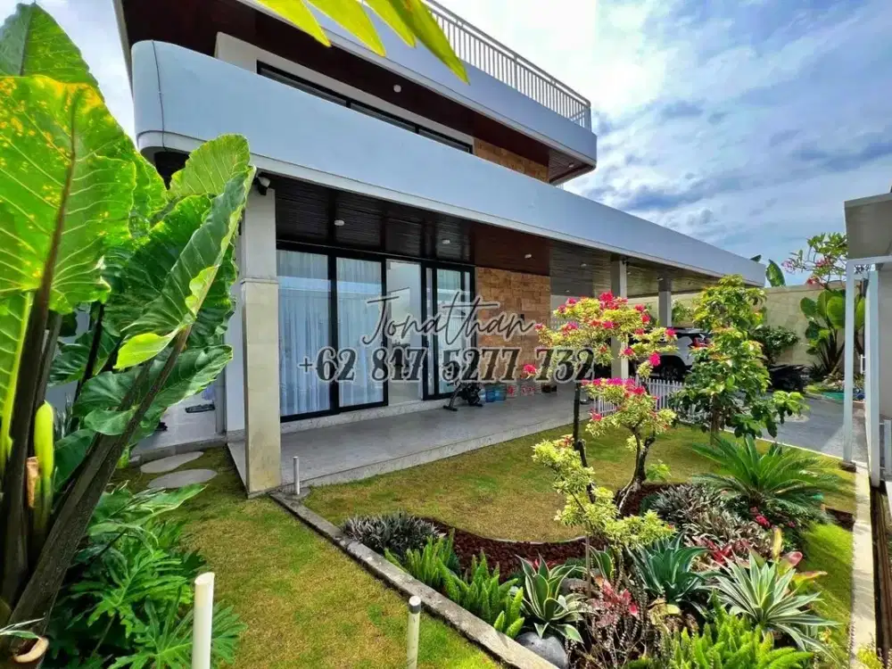 Dijual Villa Brand New View Sawah di Bumbak Kerobokan Badung Bali - VSADT