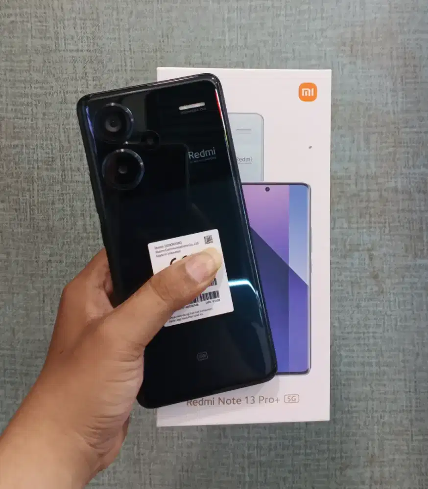 Redmi Note 13 Pro Plus 5G 12/512 Lengkap Fullset Mulus Nominus Ori
