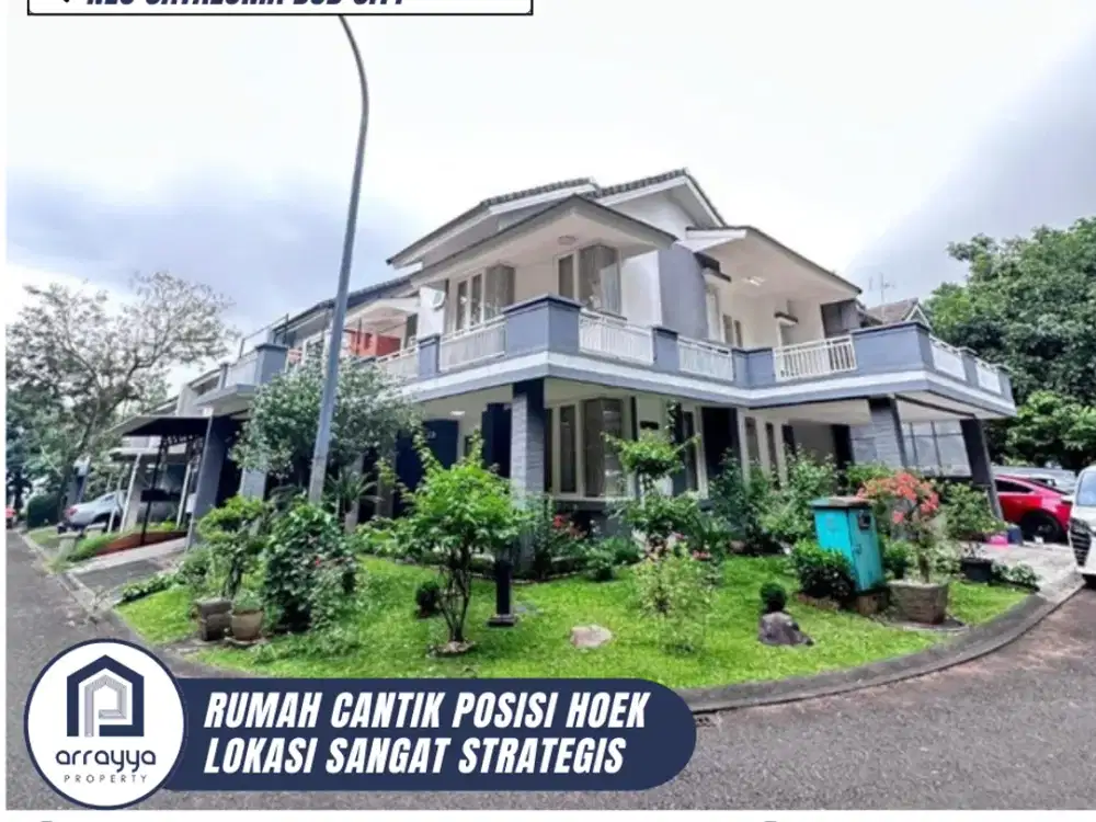 RUMAH POSISI HOOK BIKIN NYAMAN FULL FURNISH SIAP HUNI DI NEO CATALONIA BSD CITY (ENB257)