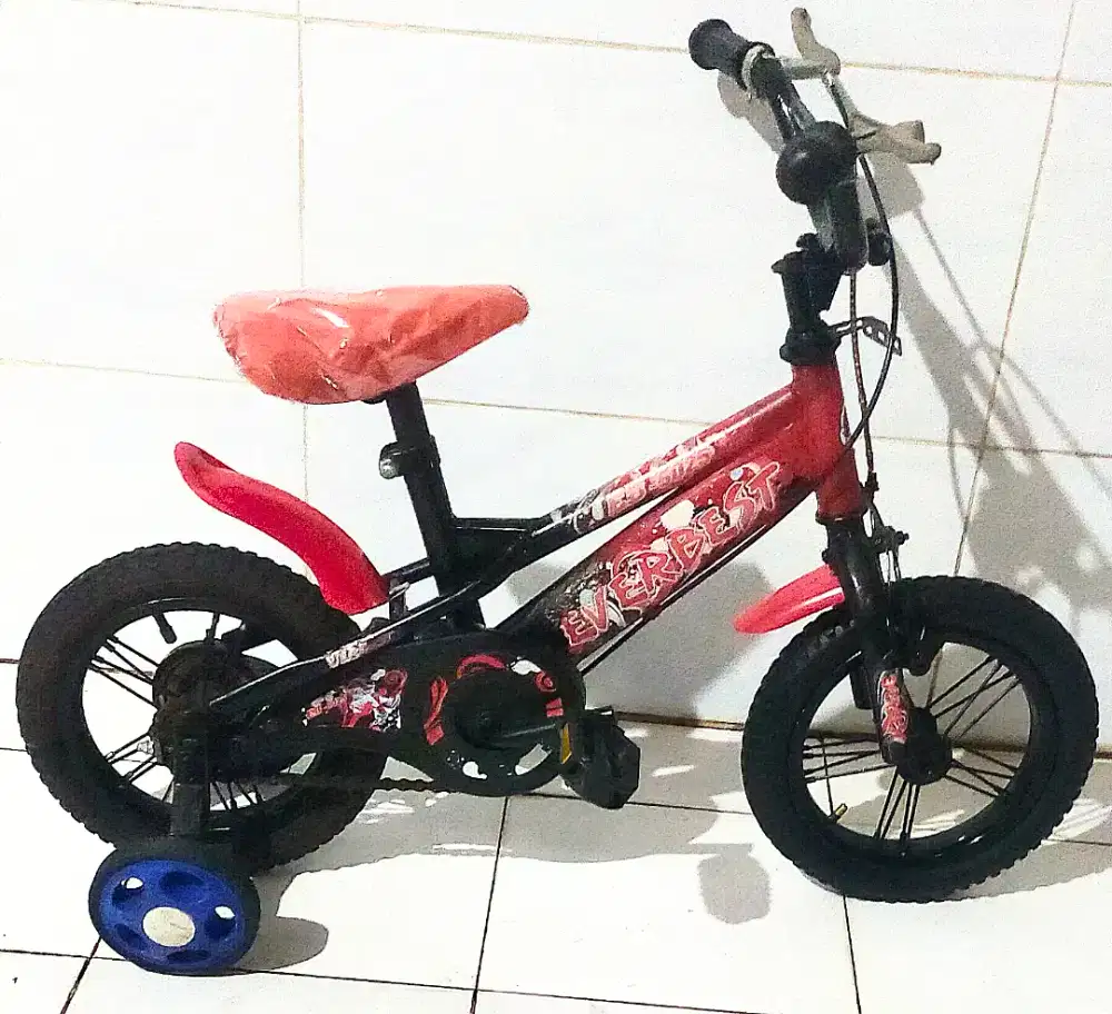 Sepeda ukuran 12,cocok buat anak umur 2 tahun - 6 tahun