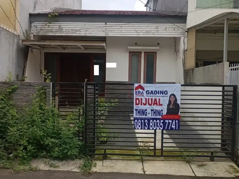 Ss.3662 - Murah !! Dijual Rumah Standart 6x18,5 Siap Huni di Kelapa Molek Hadap Selatan