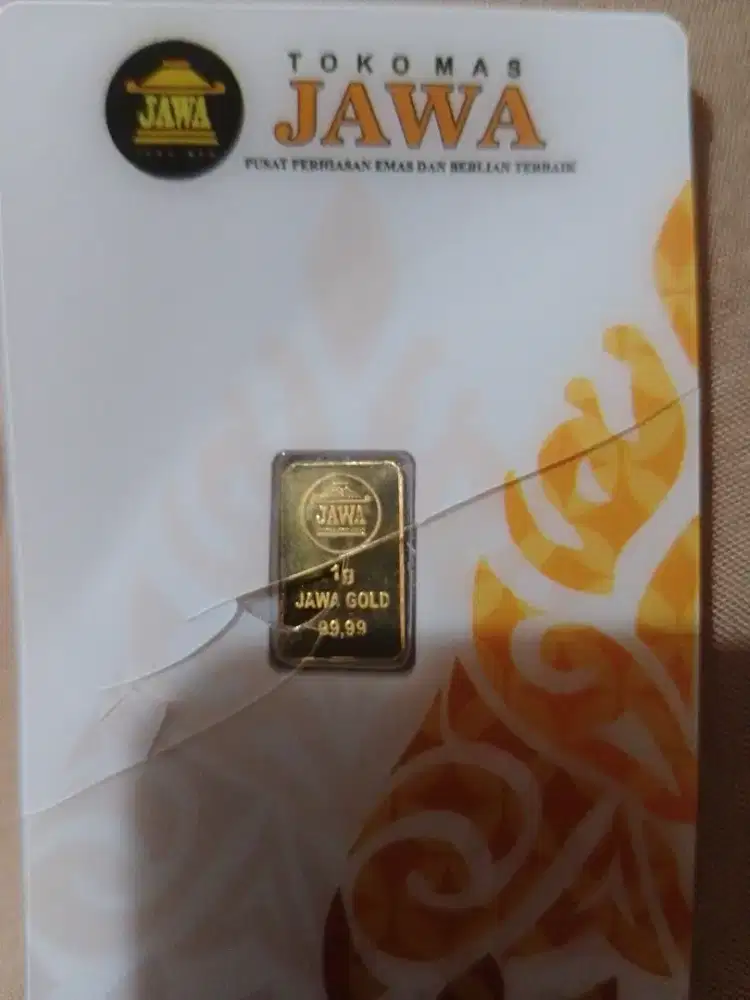 LOGAM Mulia toko mas JAWA 1 GRAM ORIGINAL