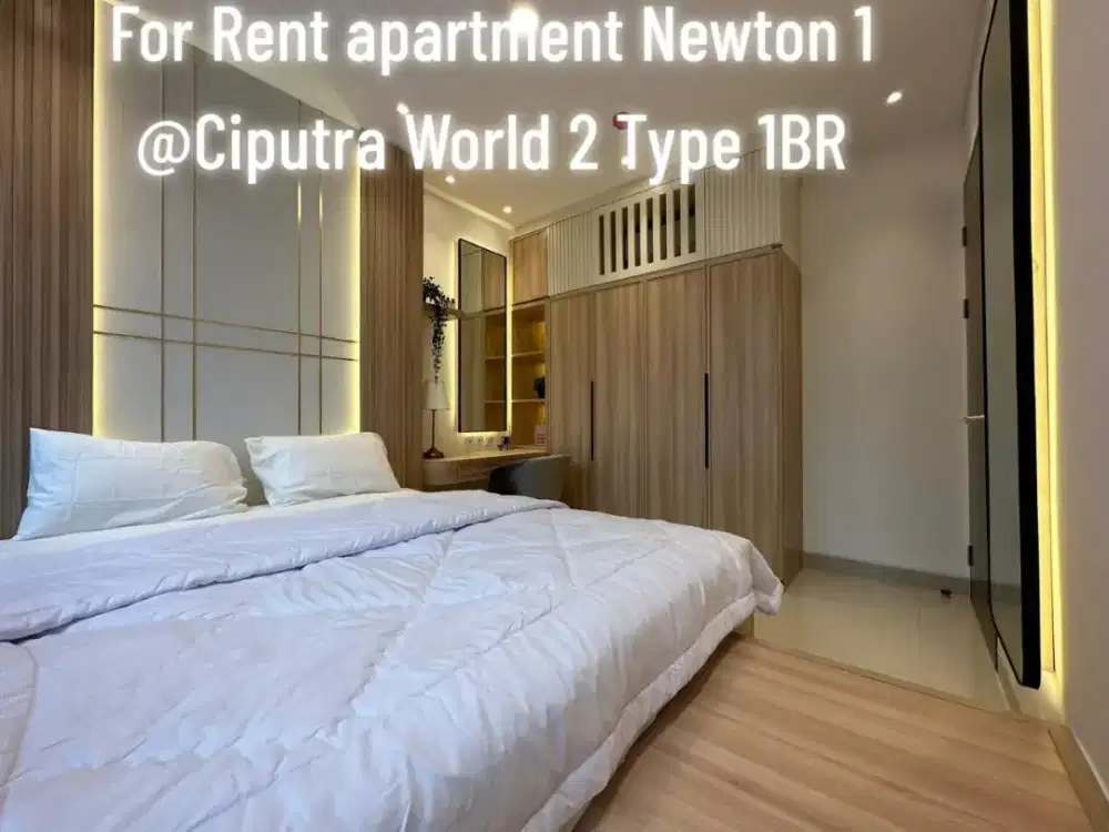 Disewakan Apartemen Newton 1 @Ciputra World 2 Type 1BR termurah
