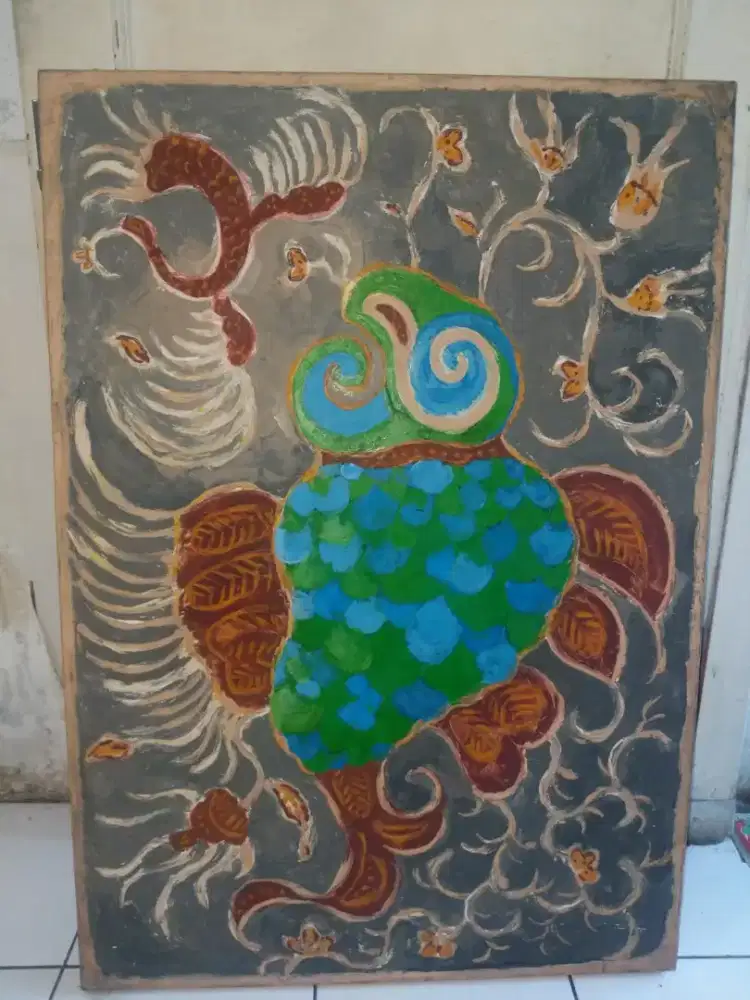 Lukisan Acrylic dan canvas