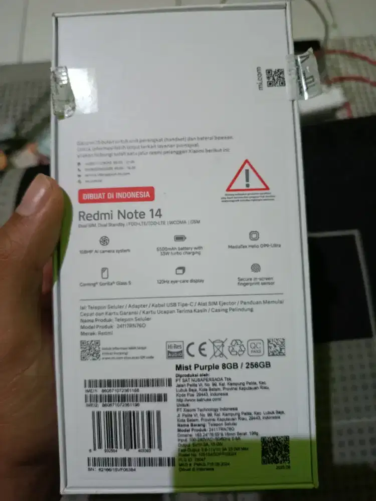 RESMI NOTE 14 8/256 GB