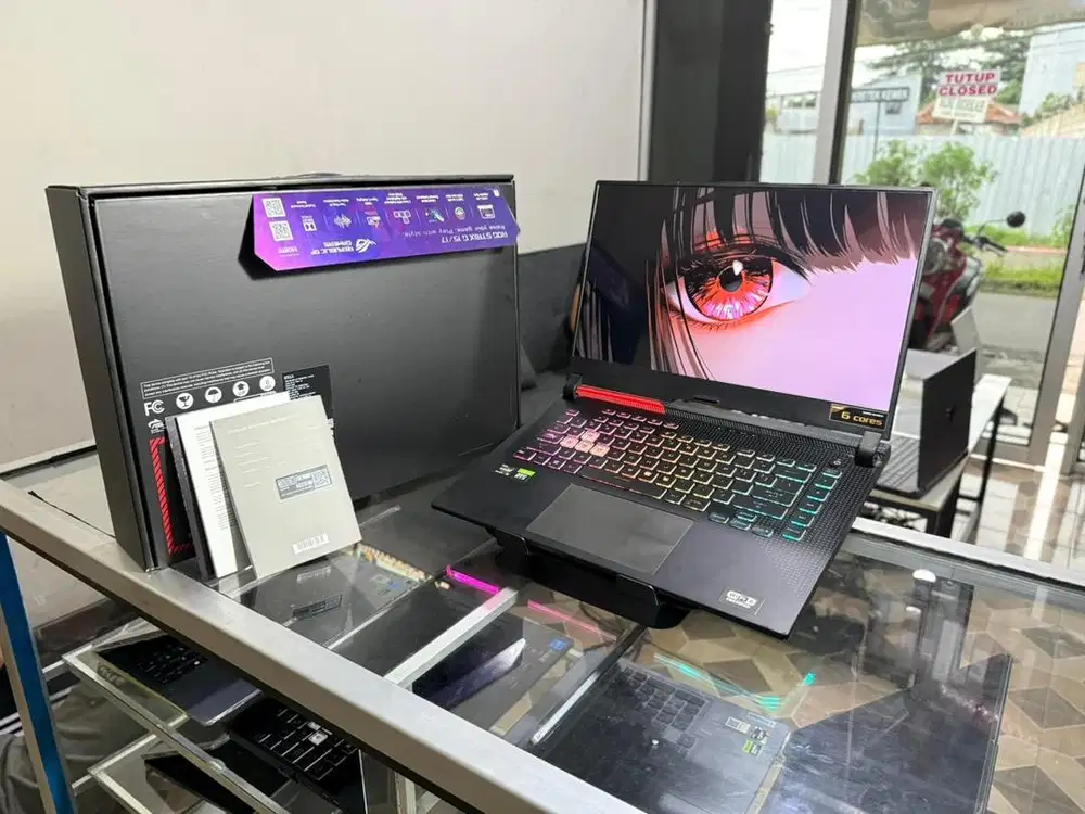 ASUS ROG RYZEN 5 5600H RTX3050 FULSET GARANSI