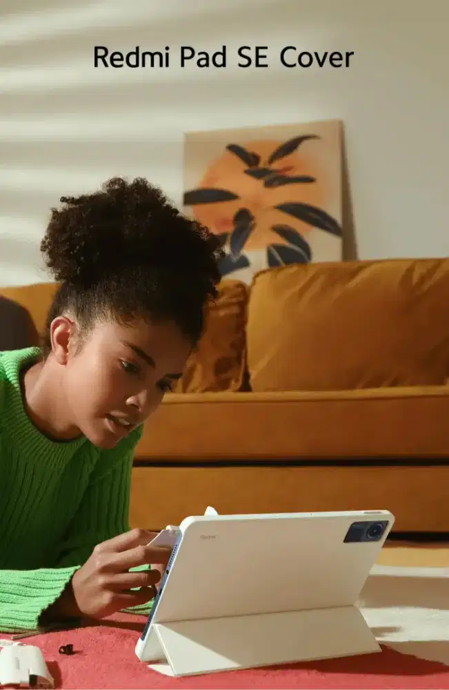Cover redmi pad se new, original, garansi resmi Xiaomi Indonesia