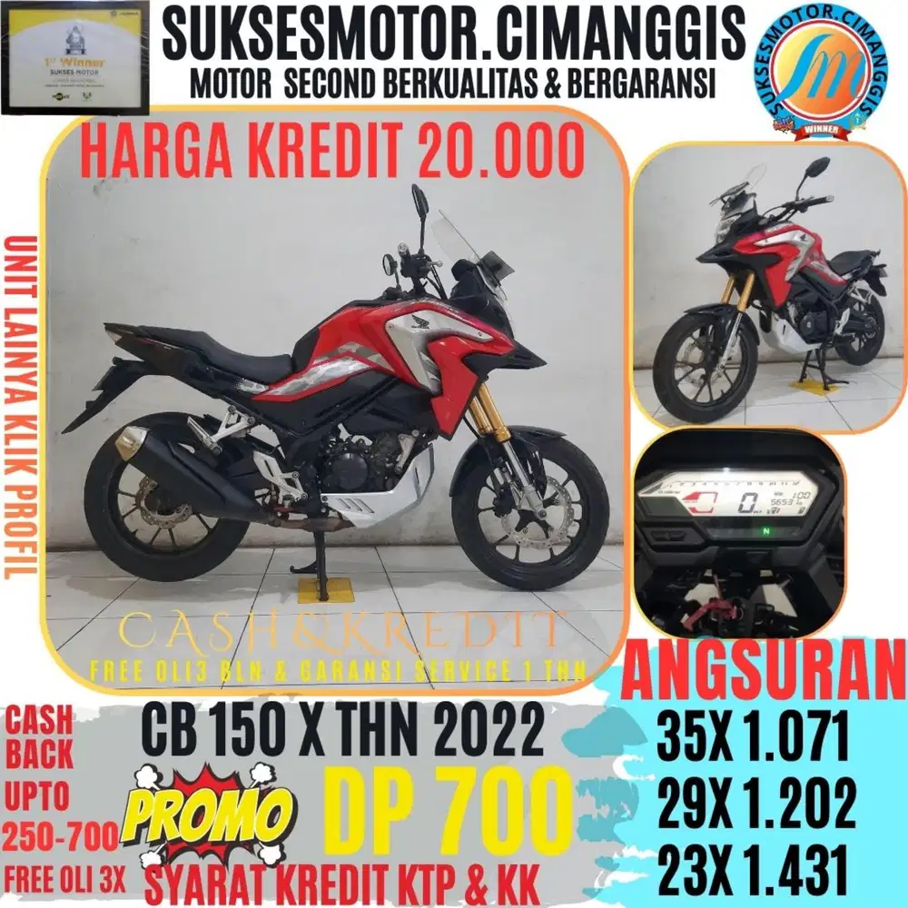 DP 700 CB X 150 TERMURAH CASHBACK UPTO700RBU FREEOLI3X BERGARANSI
