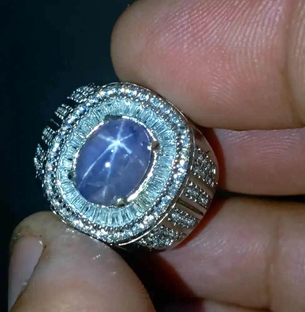 Star blue safir Ceylon Srilanka no heated memo