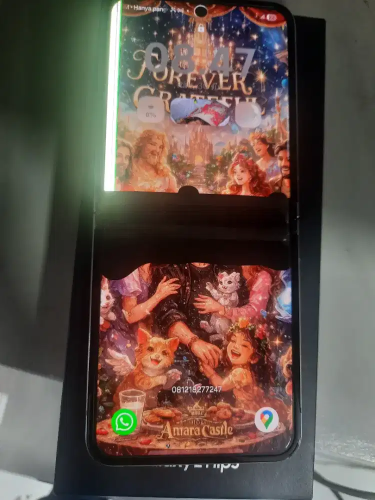 Samsung Z flip 5 5G 8/256 dus dan unit minus