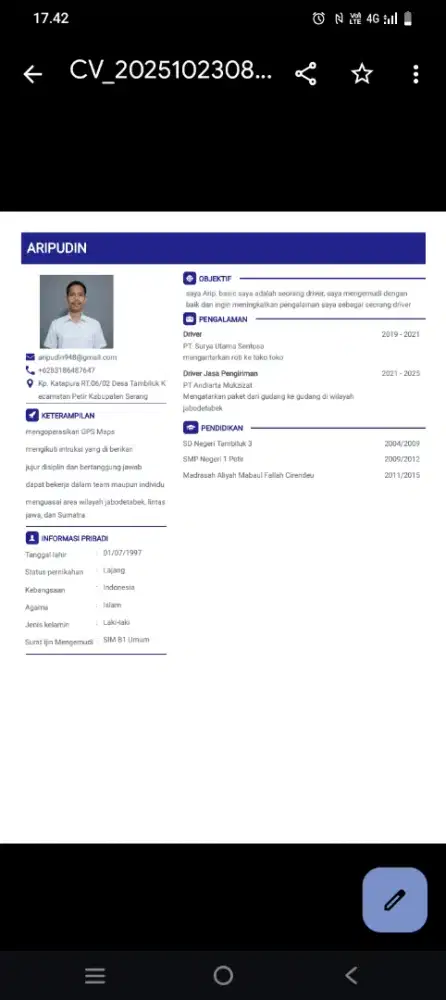 Mencari loker driver