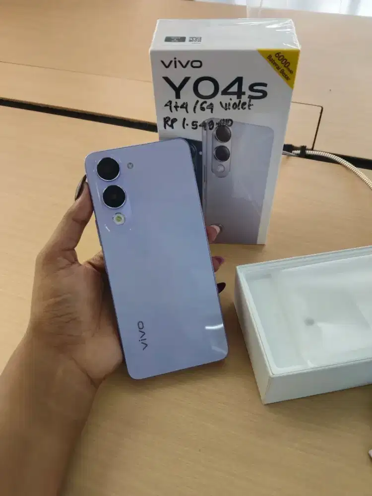 Vivo Y04s Batrai gede 6000mAh , Bisa COD